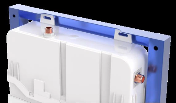 concealed in wall toilet tank
