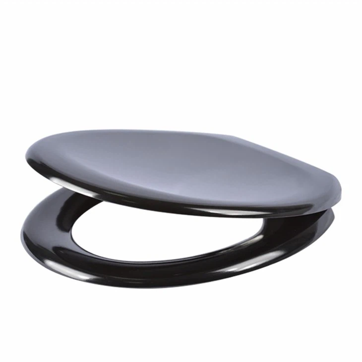 black toilet seat slow close
