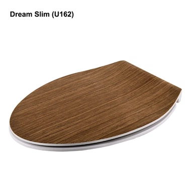 Elongated Wood Toilet Seat Slow Kaw