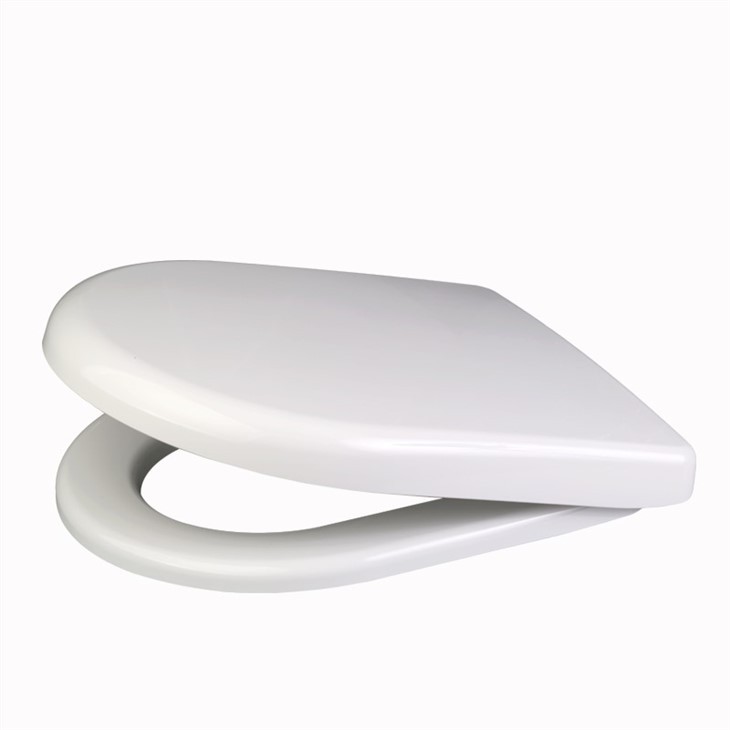 d shaped toilet seat 384mm wide