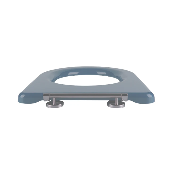 d shaped grey toilet seat