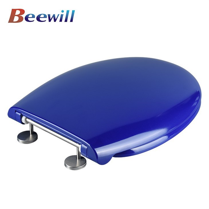 dark blue toilet seat cover